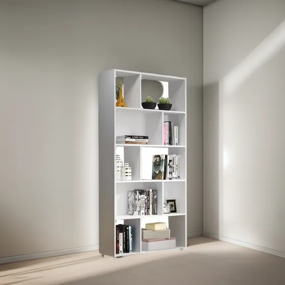 Biblioteca Varios Estantes. Armado Gratis. Tienda Max