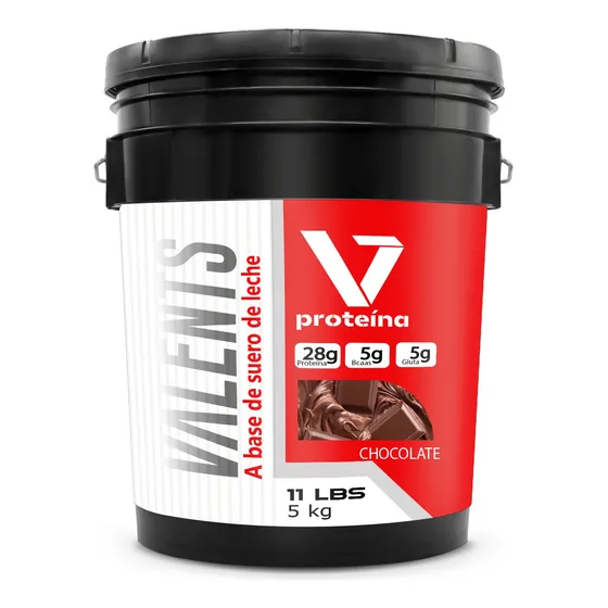 Valents Proteína Whey 5 Kg 11 Lbs Varios Sabores Chocolate