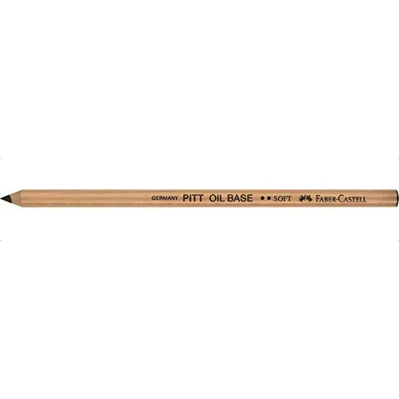  Lápiz De Artista A Base De Aceite Faber-castell Negro Suave