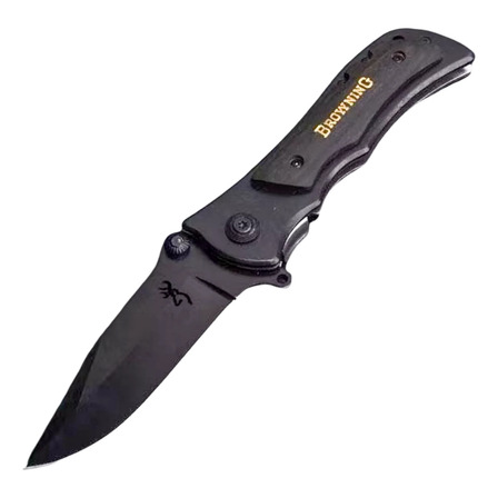 Canivete Browning 339 Black Tático Semi Automático Full Canivete Browning 339 Black Tático Semi Automático Full