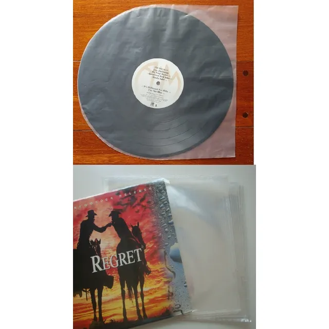 Combo Bolsa Vinilo 50 Externa 80mic Y 50 Int Fondo Red 70mi 