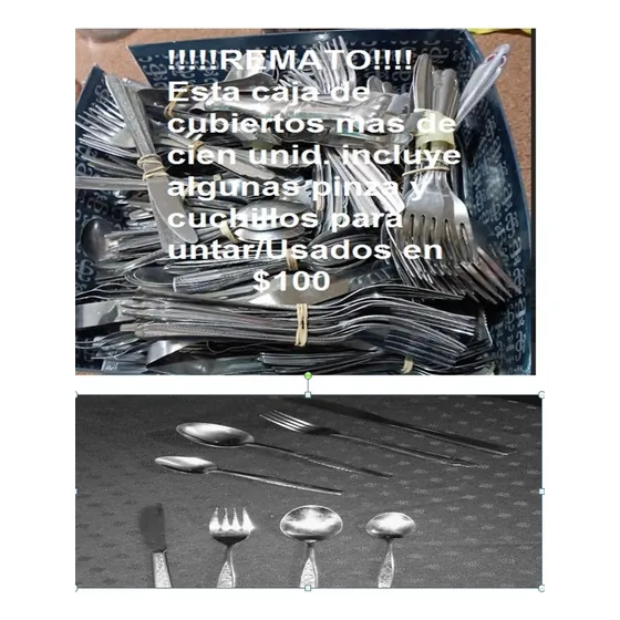 Cubiertos De Acero Inoxidabe, Usados - Mas De 100