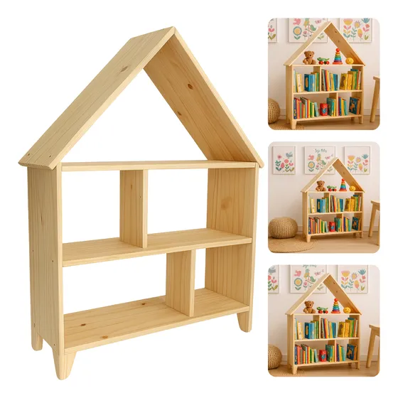 Casinha Infantil Menina Menino Unissex Madeira Pinus Brincar