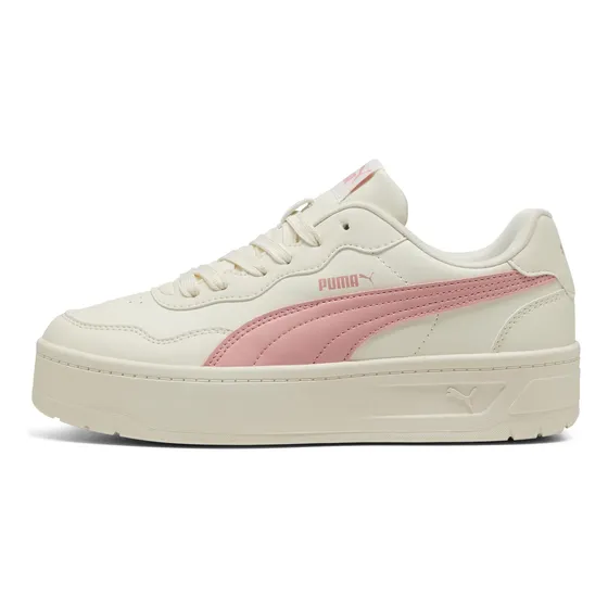 Tenis Casuales Puma Court Lally Skye, Mujer, Blanco Con Rosa