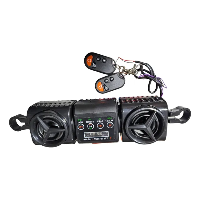 Parlante Radio Fm  Alarma Para Moto Usb