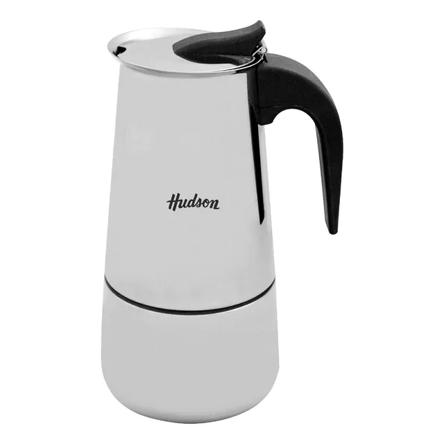 Cafetera Tipo Italiana De Acero Inoxidable 6 Tazas