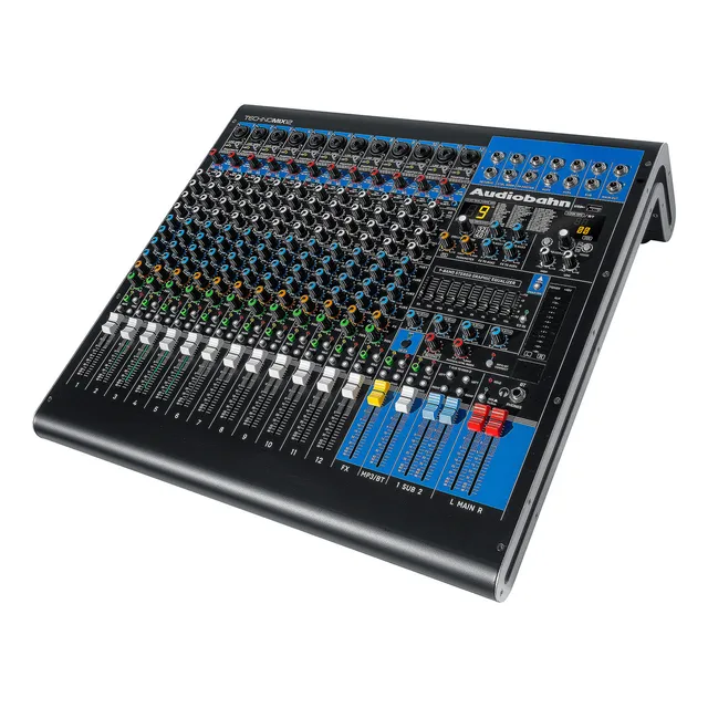 Mezcladora Profesional De 16 Canales Audiobahn Technomix16