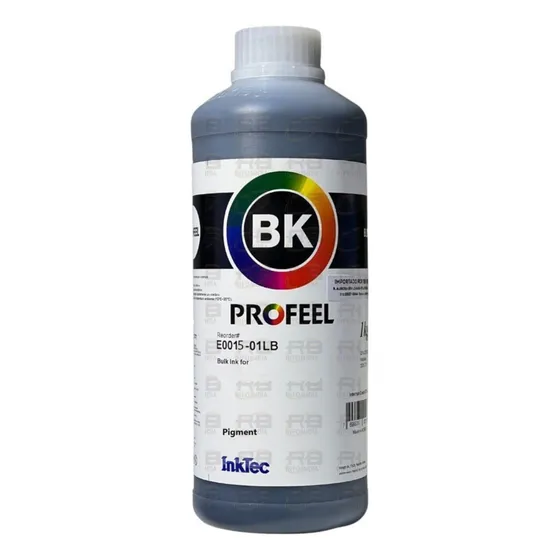 Tinta Pigmentada Inktec Profeel E0015-01lb | Black | 1 Litro