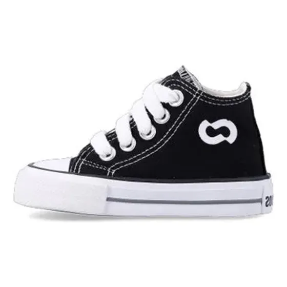 Zapatillas Bebé Negras John Foos Botitas 184 Crazy Fan Negro