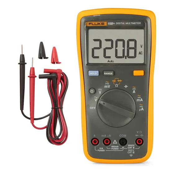 Fluke F15b+ - Multímetro Portátil Digital (4000 Cuentas)