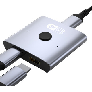 Conmutador Hdmi 2.1 2x1 4k 120 Hz 48 Gbps Para Ps5/xbox Conmutador Hdmi 2.1 2x1 4k 120 Hz 48 Gbps Para Ps5/xbox