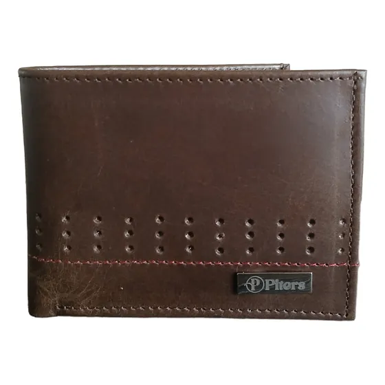 Billetera Moderna Para Hombre En Cuero