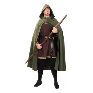 Disfraz Halloween Capa De Bruja Hobbit Medieval Con Capucha Disfraz Halloween Capa De Bruja Hobbit Medieval Con Capucha