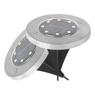 Lámpara Enterrada De 16 Led, Pequeña, Luz Amarilla, Solar Lámpara Enterrada De 16 Led, Pequeña, Luz Amarilla, Solar