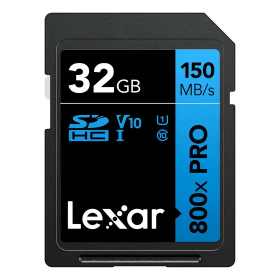 Memoria Sd 32gb Lexar High Perfomance Sdhc Clase 10 V10 800x