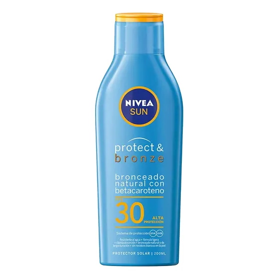 Protector Solar Nivea Sun Fps 30+ Protect & Bronze 200ml