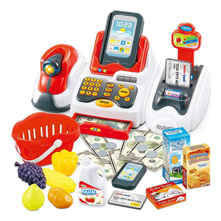 Cajero De Juguetes Para Niños, Tienda De Abarrotes Con Caja, Cajero De Juguetes Para Niños, Tienda De Abarrotes Con Caja,