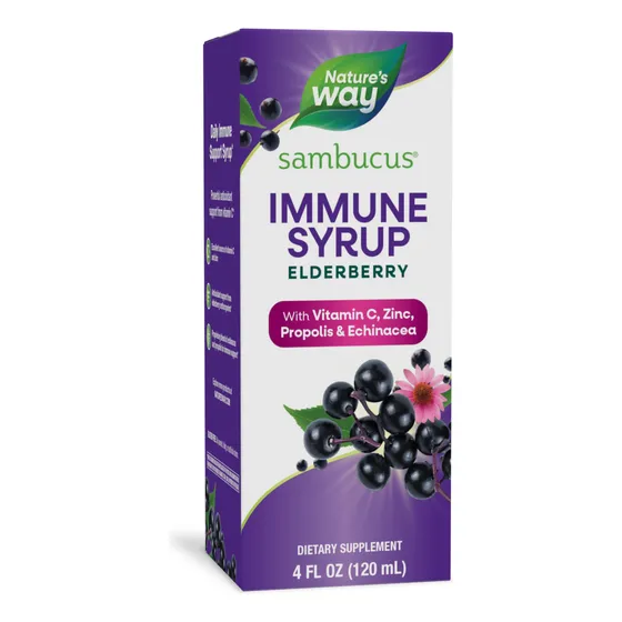 Sirope Nature's Way Sambucus Elderberry Immune De 120 Ml Con