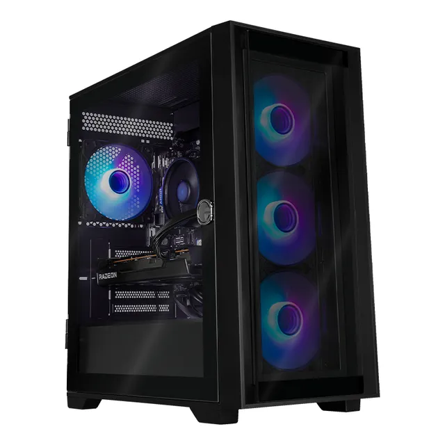 Xtreme Pc Gaming Amd Radeon Rx 6650 Xt Ryzen 5 5600 16gb Ssd 1tb Wifi Carbono Black