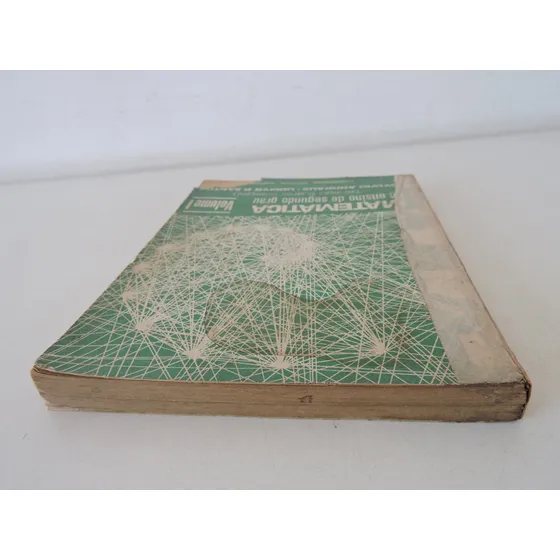Matemática No Ensino De Segundo Grau Volume 1 - Antigo