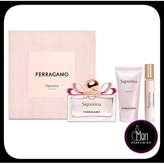 Perfume Signorina By Salvatore Ferragamo. Estuche 3 Piezas