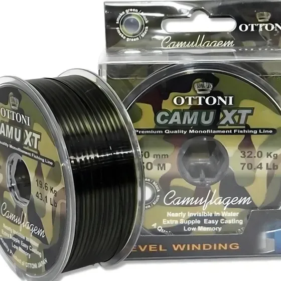 Linha Camu Xt 0,40mm Resistente 250mt 19,6kg Camouline Forte