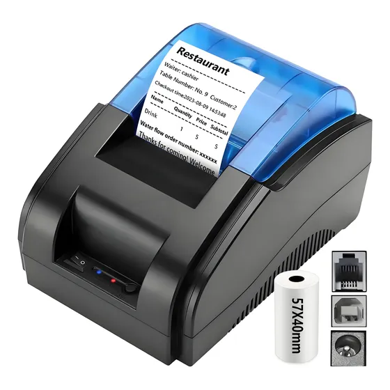 Impresora Térmica Ticket Recibos Pos 58mm Usb Incluye Iva