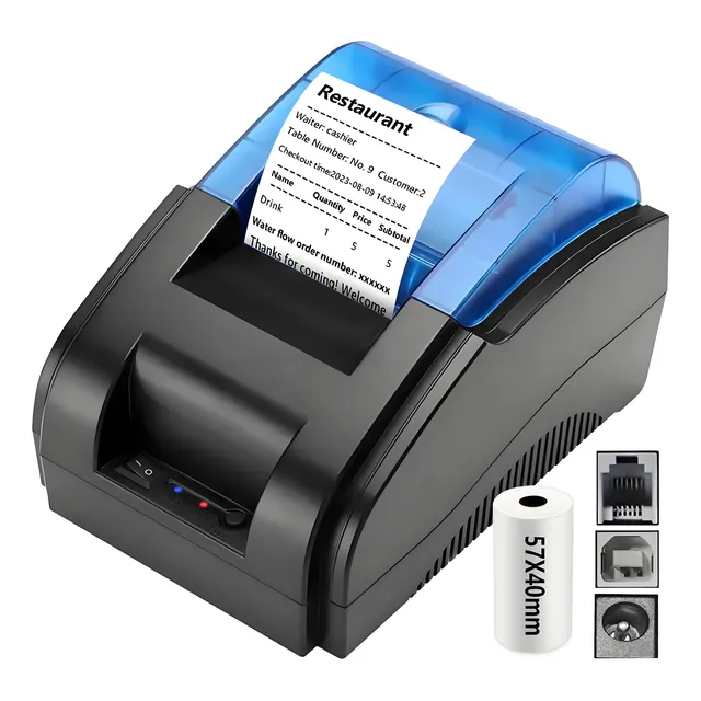 Impresora Térmica Ticket Recibos Pos 58mm Usb Incluye Iva