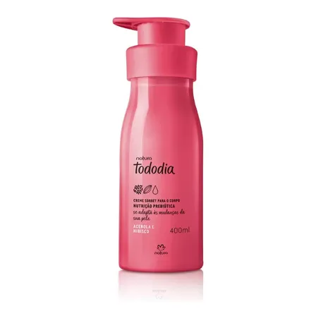 Hidratante Corporal Tododia Natura Acerola E Hibisco - 400ml Manga Rosa/água De Coco