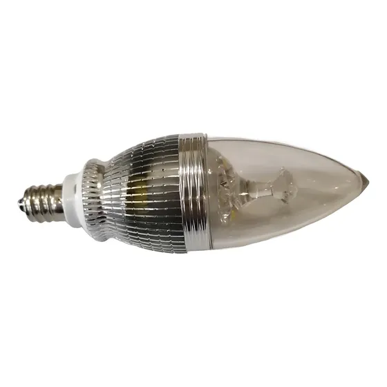 Foco Led Tipo Vela Base E12 6 Wta 120 Volts Blanco Cál 5 Pzs
