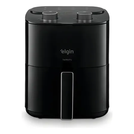Fritadeira Air Fryer Elgin Facilita Fry 3,5 Litros Potência 1400w Cor Preta Preto 127v