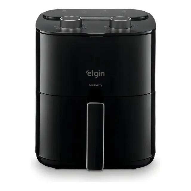 Fritadeira Air Fryer Elgin Facilita Fry 3,5 Litros Potência 1400w Cor Preta