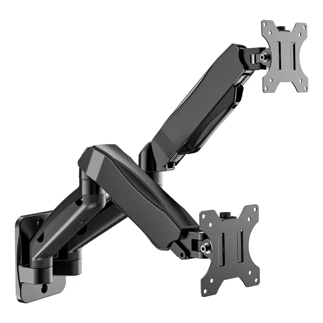 Soporte De Pared Para Monitor Doble Wali, Brazo De Resorte