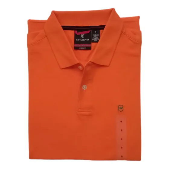Polo Victorinox Box Logo Bordado Hombre Algodón Pima