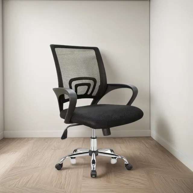 Silla De Oficina Giratoria Con Apoya Brazo