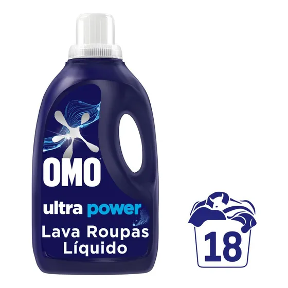 Detergente Líquido OMO Ultra Power 1,8 L