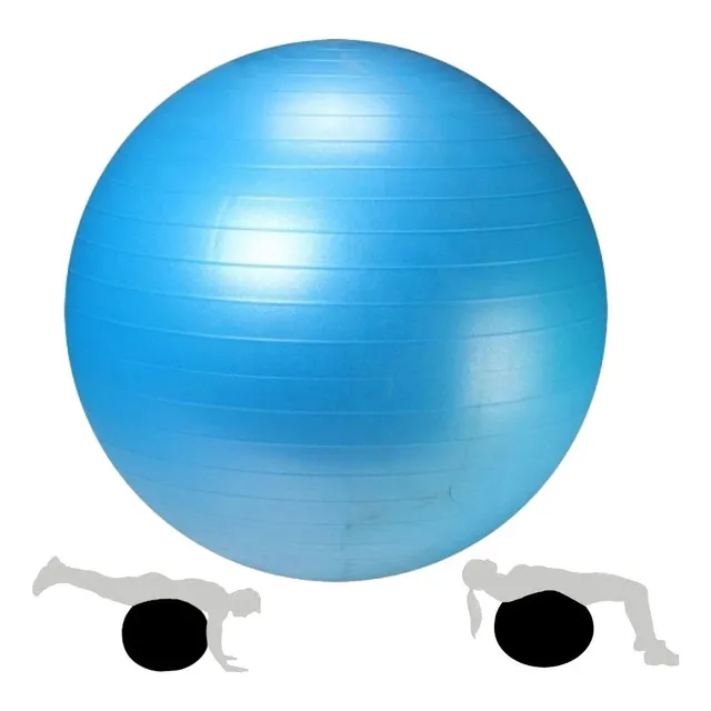 Bola Pilates Suiça Premium 65 Cm ExercĂcios Academia Azul Bola Pilates Suiça Premium 65 Cm ExercĂcios Academia Azul