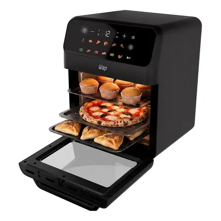 Air Fryer Oven 11 Litros Wap Waod4 Grey Stone Painel Digital 11 Funções 127V
