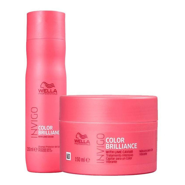 Kit Wella Color Brilliance - Sh 250 Ml + Másc 150 Ml Kit Wella Color Brilliance - Sh 250 Ml + Másc 150 Ml