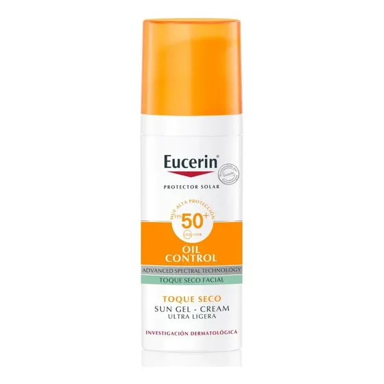 Protector Solar Facial Eucerin Gel Crema Oil Control 50ml