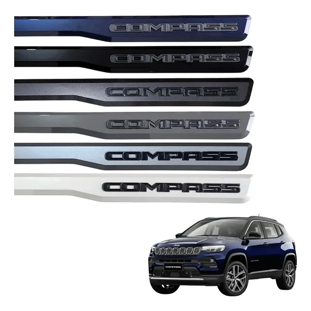 Friso Lateral Jeep Compass 2022 2023 2024 2025  Varias Cores