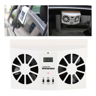 Fs Coche Automático Alimentado Solar Enfriador Ventilador Fs Coche Automático Alimentado Solar Enfriador Ventilador