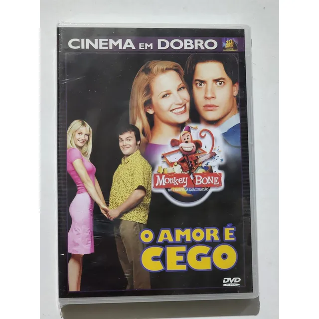 Dvd O Amor É Cego/monkey Bone Original Lacrado 2 Filmes