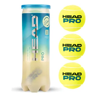 Bolas De TĂȘnis Head Pro 3 Unidades Tubo Bolas De TĂȘnis Head Pro 3 Unidades Tubo