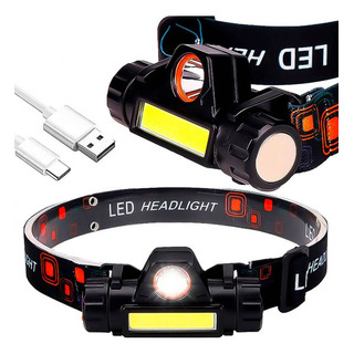 Linterna De Cabeza De Casco Tactical De 2 Led T6 Recargable Linterna De Cabeza De Casco Tactical De 2 Led T6 Recargable