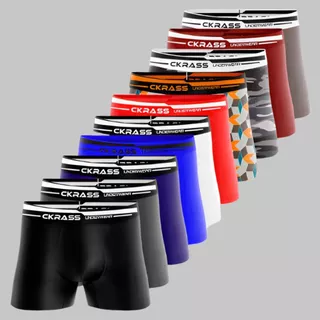 K/10 Cuecas Boxer Microfibra Masculino Box Original Lycra K/10 Cuecas Boxer Microfibra Masculino Box Original Lycra