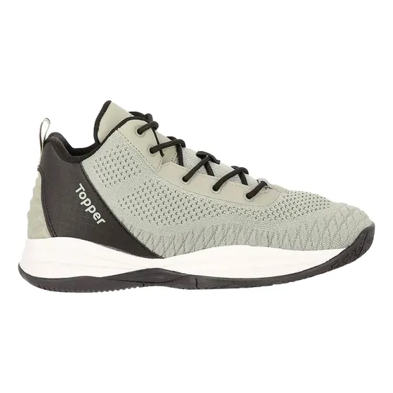 Zapatillas Topper Basquet Hombre Candun Gris Ras