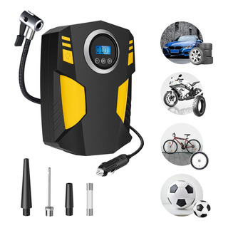 Compresor Inflador De Llanta Para Auto Lcd Bomba Portátil Compresor Inflador De Llanta Para Auto Lcd Bomba Portátil