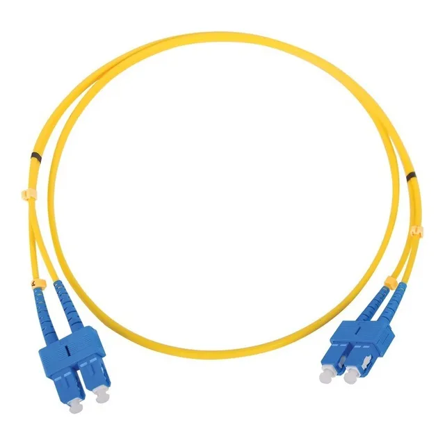 Jumper De Fibra Optica Monomodo Sc/sc Duplex De 1 Metro