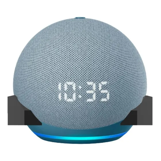 Base De Pared Para Alexa Echo Dot 4 Y 5 Soporte Bocina Reloj